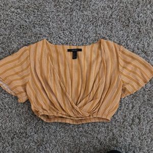 Surplice Crop Top